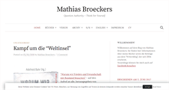Desktop Screenshot of broeckers.com